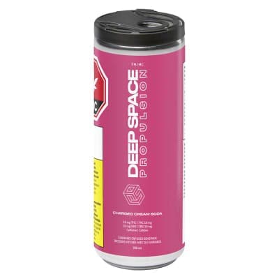 Deep Space - Propulsion Cream Soda THC + CBG + Caffeine - 355ml - Beverages