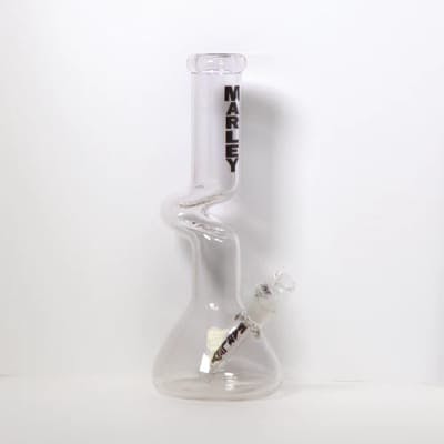 13" 5MM SINGLE POINTY ZONG MARLEY GLASS BONG