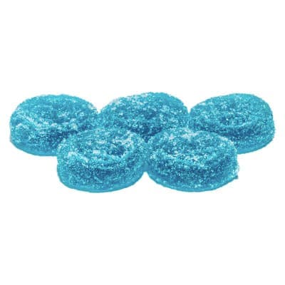 Platinum - Blue Raz Indica Gummies - 5 Pack - Soft Chews