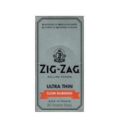 Zig Zag Ultra Thin Slow Burning Rolling Papers